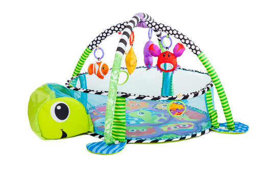 Velika edukativna podloga 3u1 Kornjača sa 30 loptica