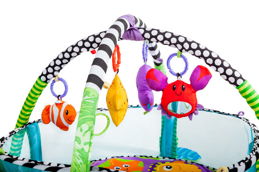 Velika edukativna podloga 3u1 Kornjača sa 30 loptica