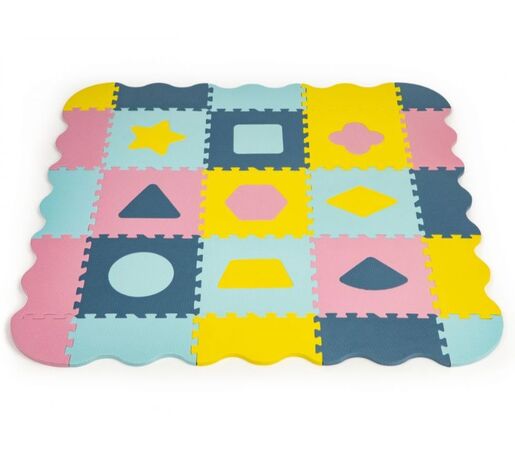 Edukativna podloga za igranje s ogradom, 37 komada, 1.3cm