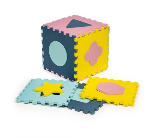 Edukativna podloga za igranje s ogradom, 37 komada, 1.3cm