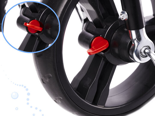 Dječji tricikl Fix Lite, sivi