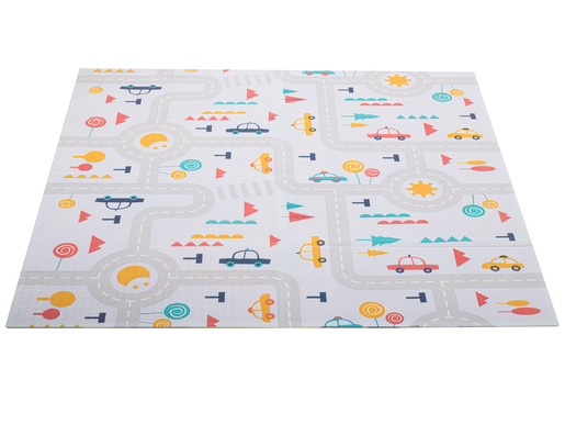 Dvostrana podloga za igru, šuma/gradske ulice, 177x158 cm