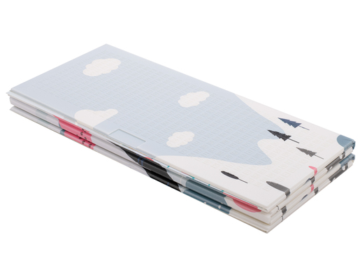 Dvostrana podloga za igru, šuma/gradske ulice, 177x158 cm