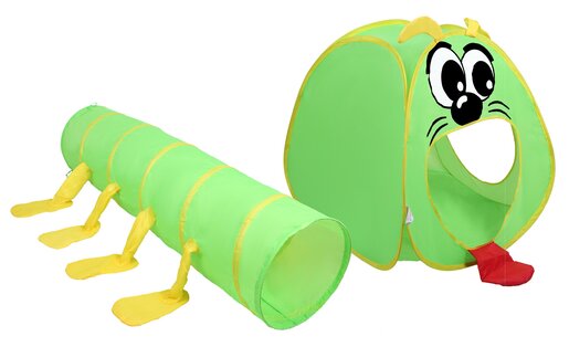 Iplay dječji šator tunel 2u1 stonoga