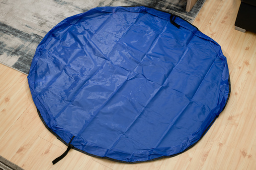 Podloga za igru/torba za skladištenje igrački, plava, 150 cm