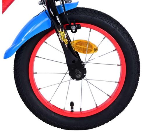 Volare dječji bicikl s dvije ručne kočnice Ultimate Spider-Man 14", crveno/plavi