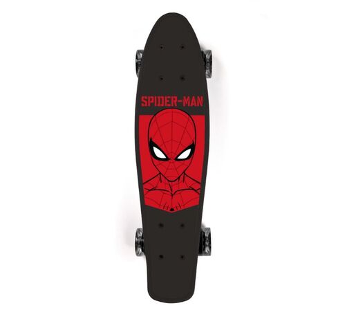 Seven skateboard Spider-Man, crni