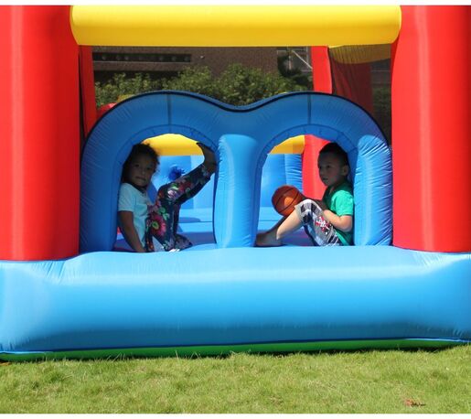 Happy Hop dvorac na napuhavanje Activity s duplim toboganom