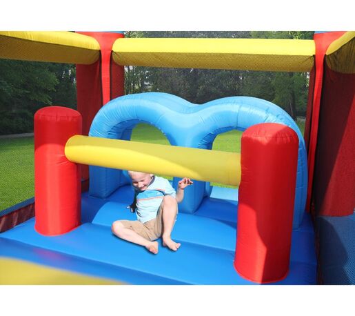 Happy Hop dvorac na napuhavanje Activity s duplim toboganom