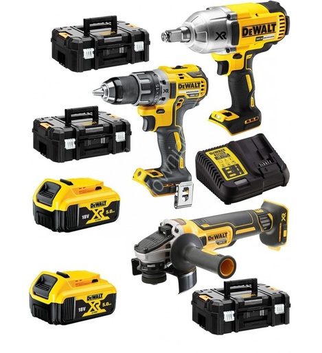 DEWALT 3-djelni akumulatorski set 18V alata u kovčegu DCKM009