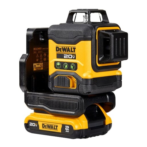 DEWALT aku križni laserski nivelir 18V, 1x2.0Ah, 3x360 (zelena zraka)