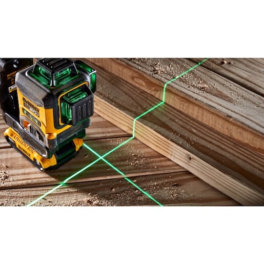 DEWALT aku križni laserski nivelir 18V, 1x2.0Ah, 3x360 (zelena zraka)