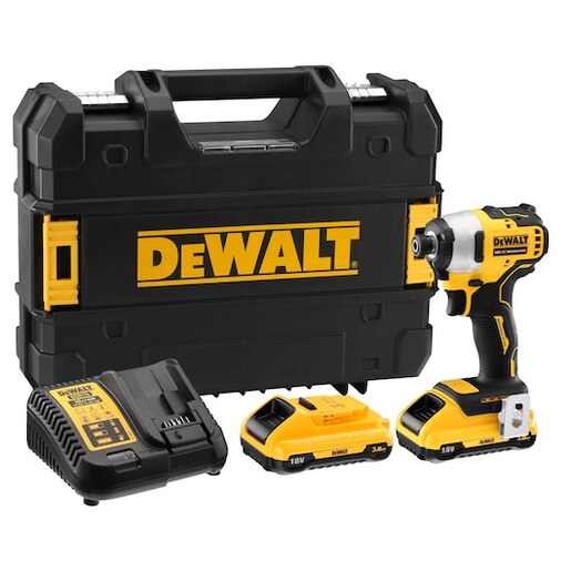 DEWALT aku udarni odvijač DCF809L2T, 1/4", 18V, 2x3.0Ah
