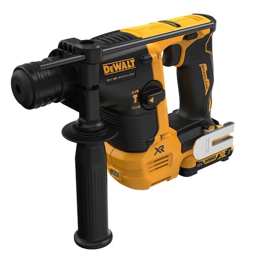 DEWALT aku udarna bušilica DCH072L2, SDS+, 12V 2x3Ah