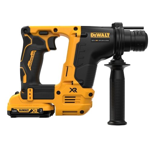 DEWALT aku udarna bušilica DCH072L2, SDS+, 12V 2x3Ah