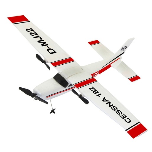 Jamara avion na daljinsko upravljanje Cessna 182, 2.4GHz Gyro 2CH, bijeli
