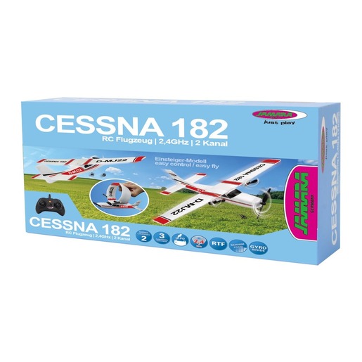 Jamara avion na daljinsko upravljanje Cessna 182, 2.4GHz Gyro 2CH, bijeli