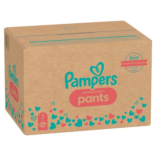 Pampers Premium Care pelene-gaćice, vel. 7 (17+ kg), 80 kom
