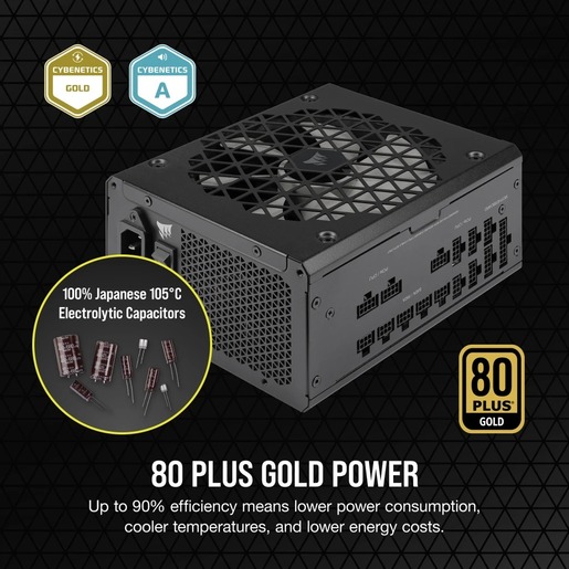 Napajanje Corsair RM1000x Shift 1000W Plus Gold, modularno, ATX 3.0