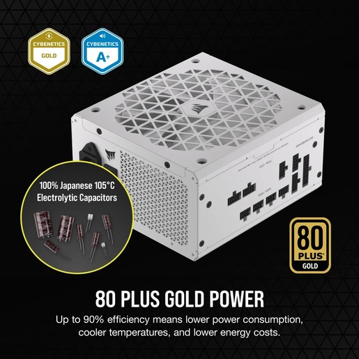 Napajanje Corsair RM750x Shift White, 750W Plus Gold