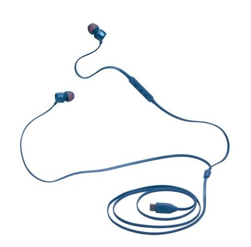 JBL Tune 310C USB-C, In-Ear, žičane slušalice, plava