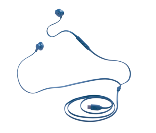 JBL Tune 305C, In-Ear, USB-C, žičane slušalice, plava