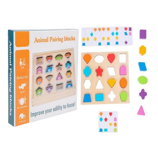 Drvene kocke - Oblici