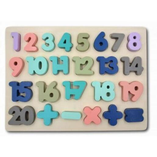 Drvena slagalica - Brojevi