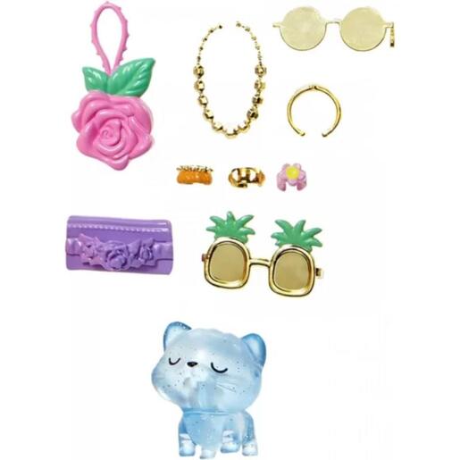 Barbie Extra Fancy - lutka s plavom haljinom i dodacima