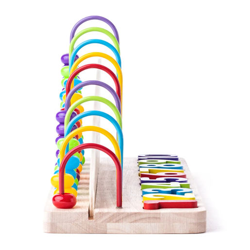 Woodyland drveni abakus s tablicom zbrajanja