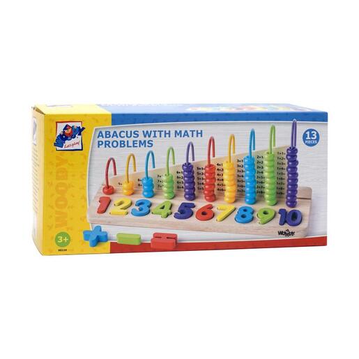 Woodyland drveni abakus s tablicom zbrajanja