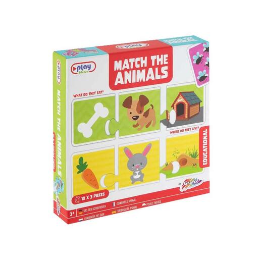 Puzzle - Životinje, 10X3 kom