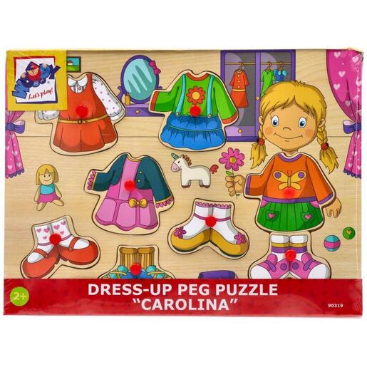 Drvene puzzle - Odjeća Carolina