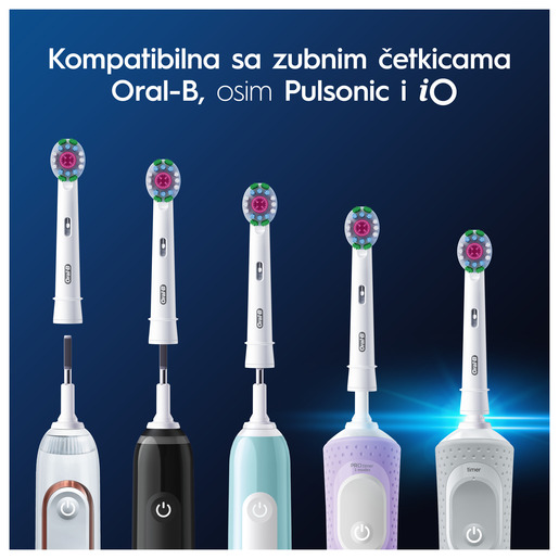 Oral-B zamjenske glave Power brush 3D bijele
