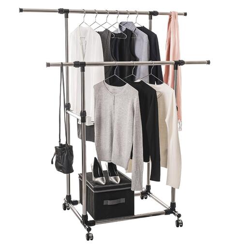 FIVE vješalica za odjeću pomična VENUS 150X66X163cm, inox
