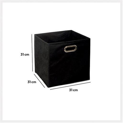 FIVE Kutija za odlaganje Modul 31X31X31cm, polipropilen, crna