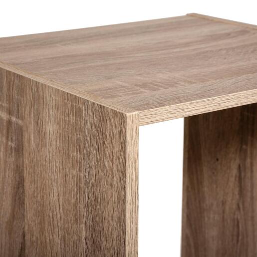 FIVE polica 4 otvora Modul 35,5X32X134cm furnir, natur