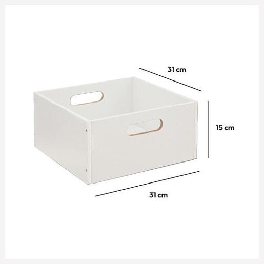 FIVE kutija za odlaganje Modul 31X15X31cm, MDF, bijela