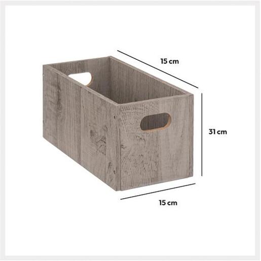 FIVE kutija za odlaganje Modul 15X31X15cm,  MDF, siva