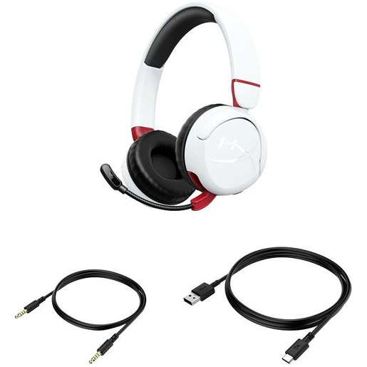 HyperX Cloud Mini dječje gaming slušalice, bijele (7G8F2AA)
