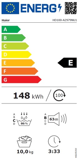 Haier sušilica rublja HD100-A2979NU1-S