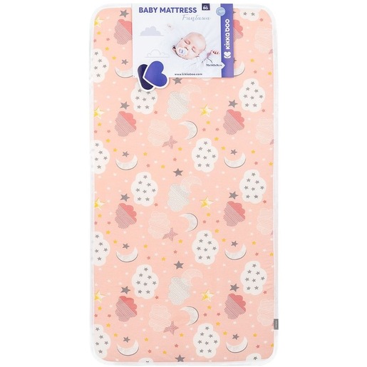 Kikka Boo madrac Fantasia Clouds, 140 x 70 x 9 cm, rozi