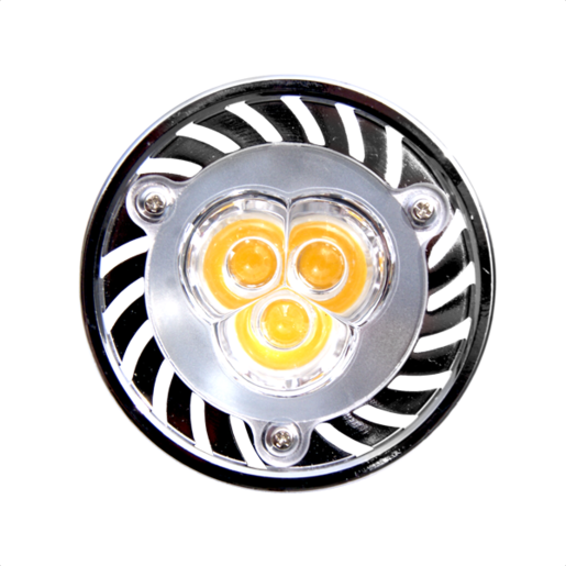 X-LIGHT LED žarulja MKII - MR16 3x1W 3000K 300lm dimabilna topla bijela