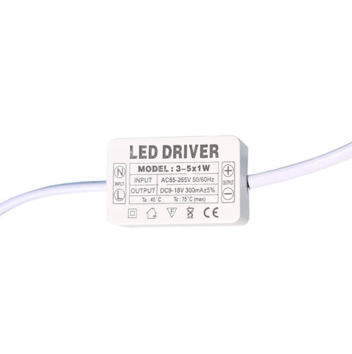 X-LIGHT ugradbena LED spot lampa, 5W, Anti-glare, topla bijela 3000K, bijela