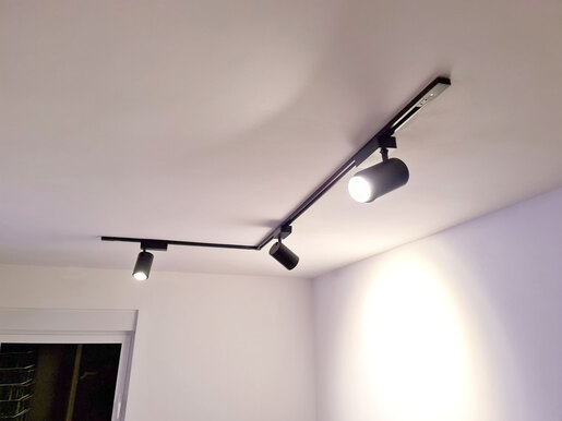 X-LIGHT Track light LED lampa, 30W, topla bijela 3000K, dimabilna, crna