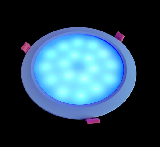 X-LIGHT ugradbena LED lampa, 18W, RGB + W (topla), 4in1, 24V, bijela