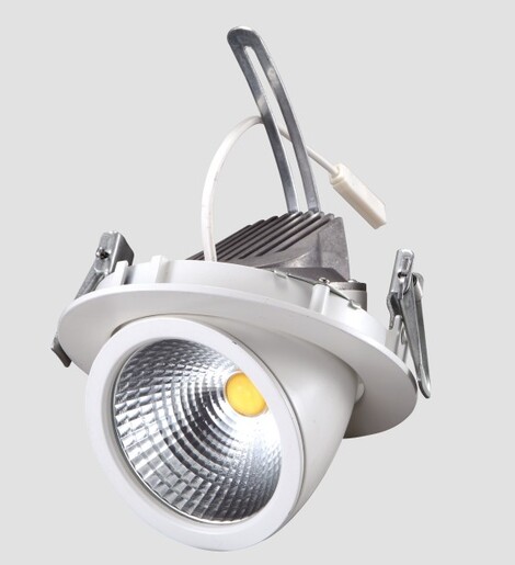 X-LIGHT ugradbena zakretna LED lampa, 20W, hladna bijela, bijela