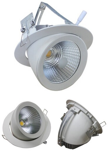 X-LIGHT ugradbena zakretna LED lampa, 20W, hladna bijela, bijela