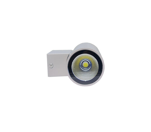 X-LIGHT zidna LED lampa, 10W, hladna bijela 6000K, IP-65, siva