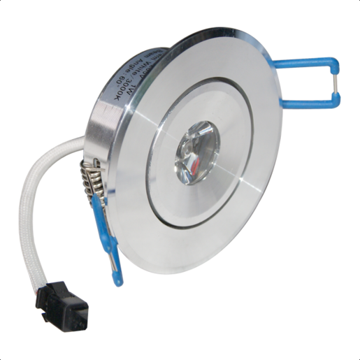 X-LIGHT ugradbena LED lampa, 1x1W, topla bijela 3000K